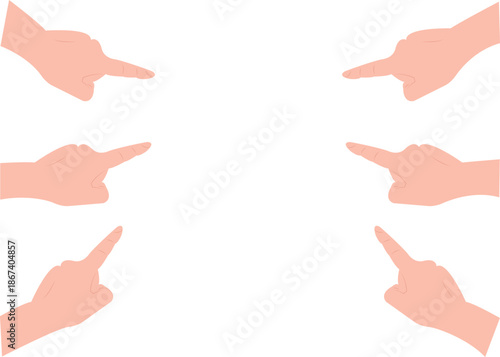 Hand pointing finger touching, clicking or pressing, tapping gestures you hand gesture