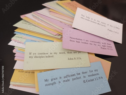 Photos daily verse card collection