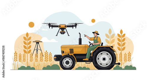 Precision agriculture with drone technology revolutionizing farming practices and improving
