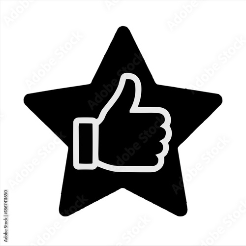 A 3d vector illustration of a hand with a thumb up and down icon button concept representing a social media sign of success, business communication, and good web network approval
