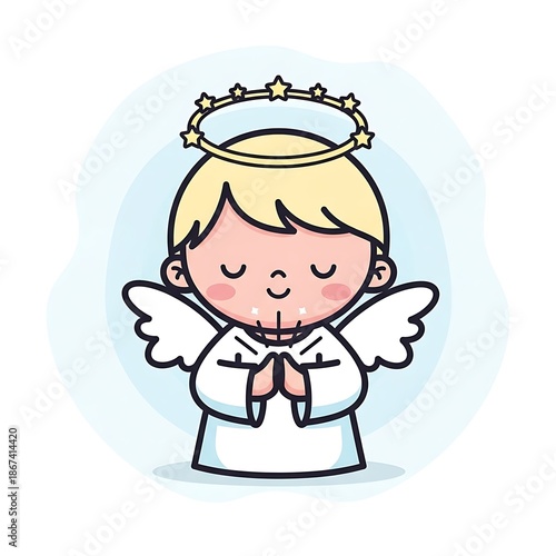 Angel Cartoon Illustration.