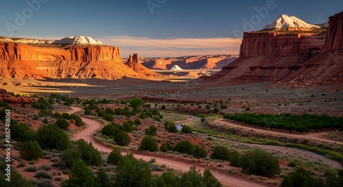 Utah Desert Landscape.
