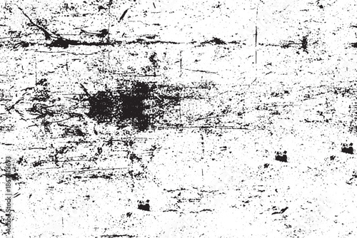 Black and White Distressed Grunge Texture Background