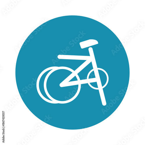 Folded Bicycles Icon