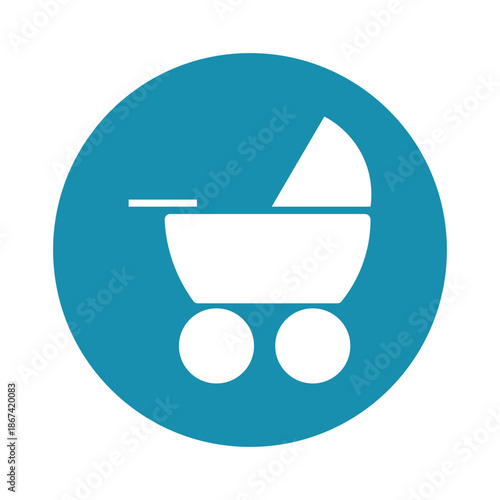 Baby Stroller Icon
