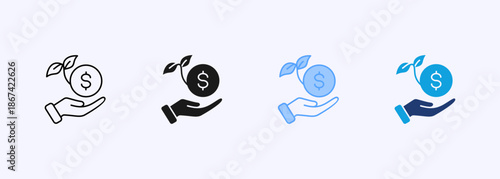 Investment Icon Multiple Style