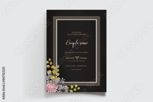 Save the date wedding invitation templates