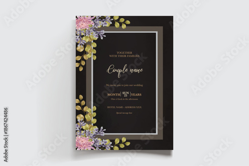 Save the date wedding invitation templates