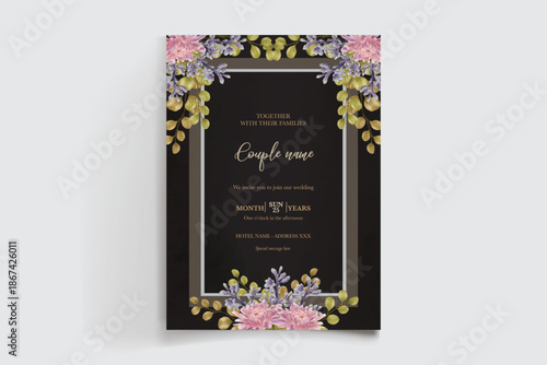 Save the date wedding invitation templates