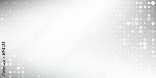 Dot simple aluminum grey sheet with reflection. Platinum and titanium art modern design