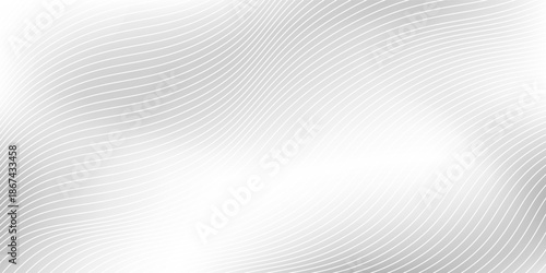 Silver lines abstract foil background with metal mirror texture. Chrome gradient surface art abstract modern