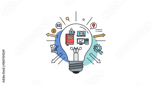 light bulb idea concept