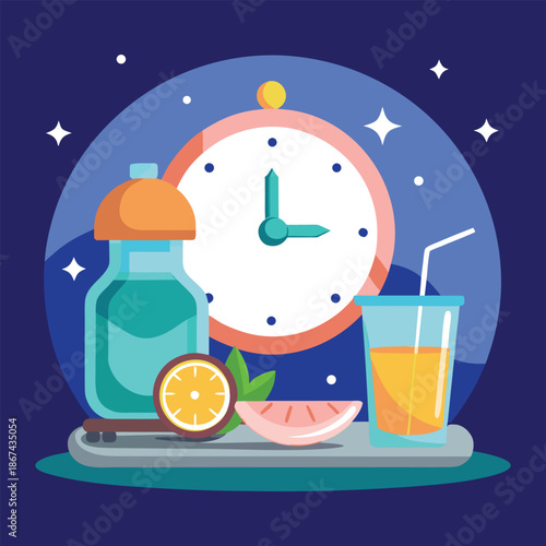 Ramadan Morning Sehri Vector Art