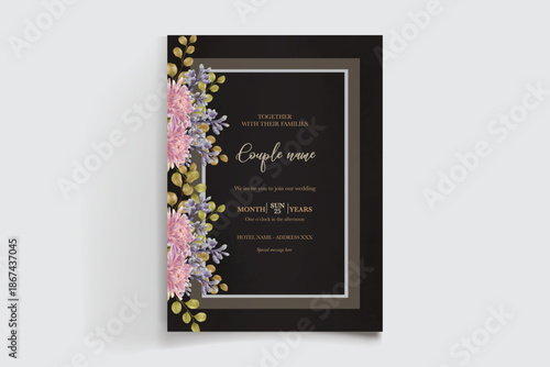 Save the date wedding invitation templates