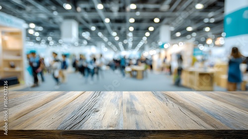 Groups of tourists and business travelers move at a blurry pace in the chaotic movement through the crowds in shopping malls and amidst city life.