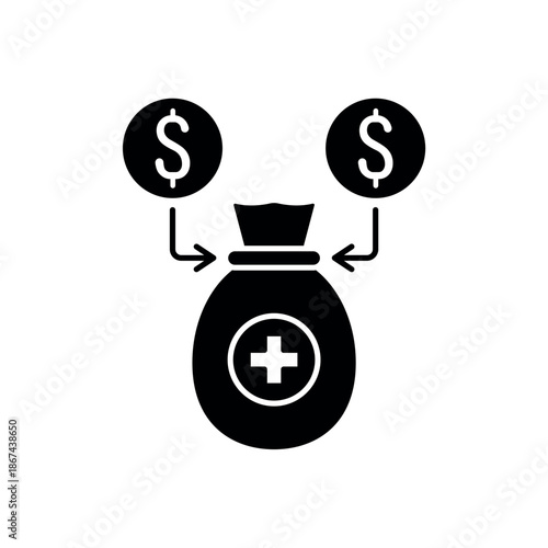 Icon a Health Plan Strategy, isolated against a clean background.