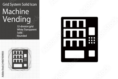 Vending machine icon, cold canned juice