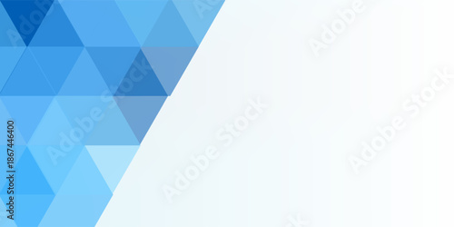 Background template with blue hexagons