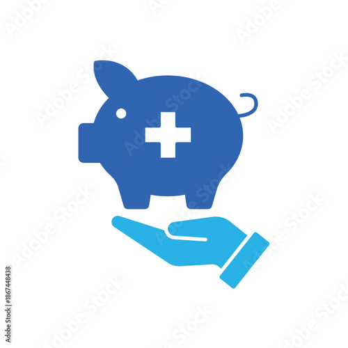 Icon a HSA Benefit Hand, isolated against a clean background.