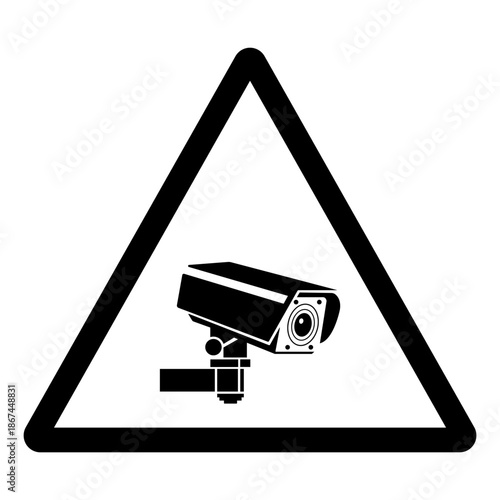 CCTV Security Camera Symbol Sign, Vector Illustration, Isolate On White Background Label.EPS10