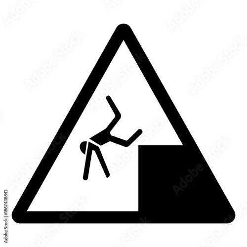 Beware Drop Symbol Sign, Vector Illustration, Isolate On White Background Label.EPS10