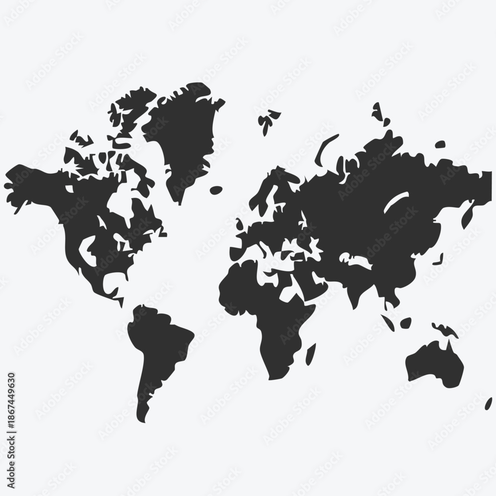Obraz premium World Map Vector
