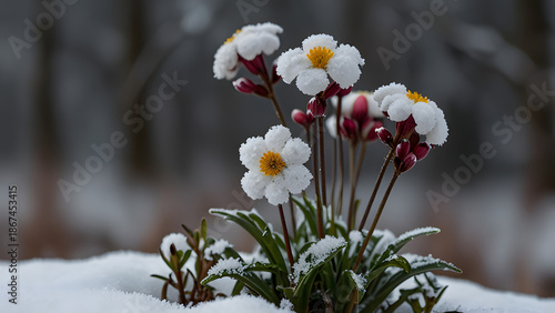 flower in the winter