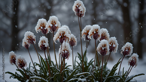 wild flowers in winter