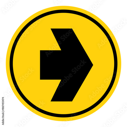 Exit Right Arrow Symbol Sign, Vector Illustration, Isolate On White Background Label. EPS10