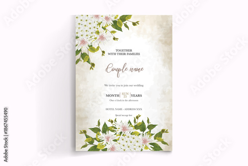 Save the date wedding invitation templates