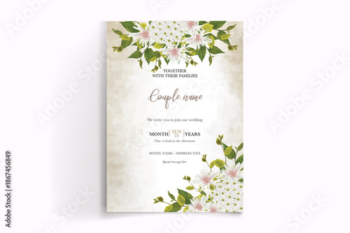 Save the date wedding invitation templates
