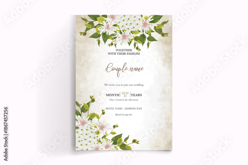 Save the date wedding invitation templates