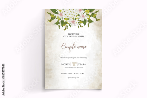 Save the date wedding invitation templates