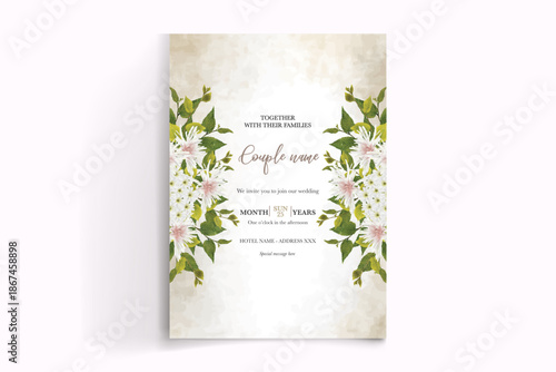 Save the date wedding invitation templates