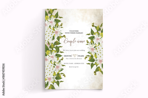 Save the date wedding invitation templates