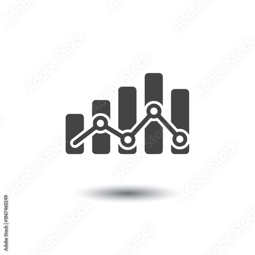Data Analysis and Growth Chart Icon