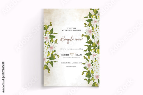 Save the date wedding invitation templates
