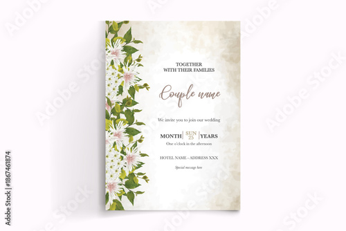 Save the date wedding invitation templates