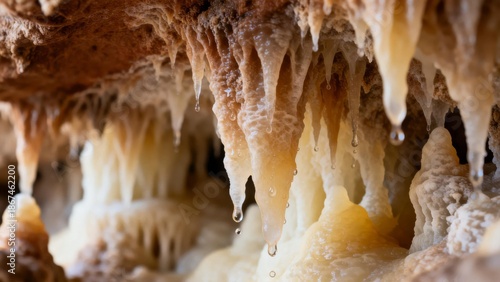 Limestone cave textures embodying patience and natural transformation.