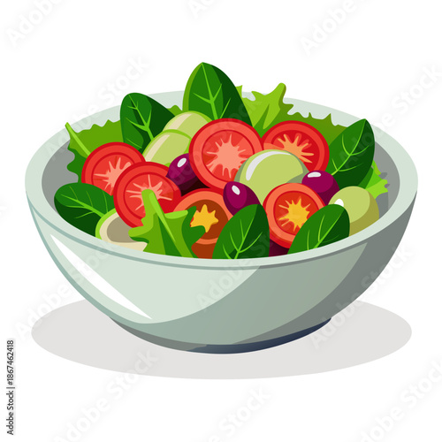 fresh vegetable salad