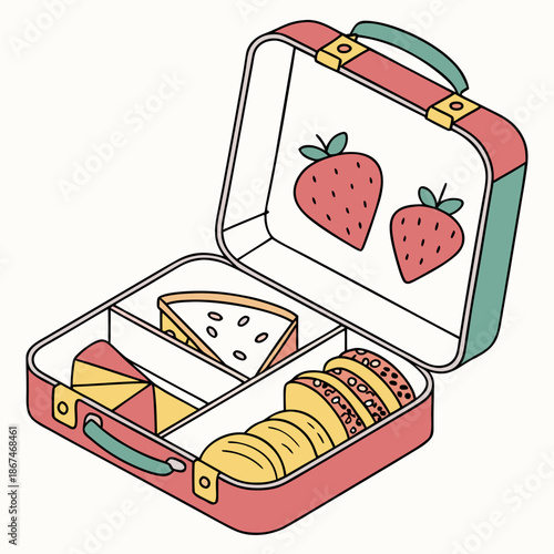 Plastic Bento Lunch Box Container for Healthy Meal Storage