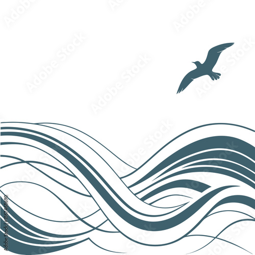 Minimal Abstract Wave Border Set with Smooth Curves, Vector