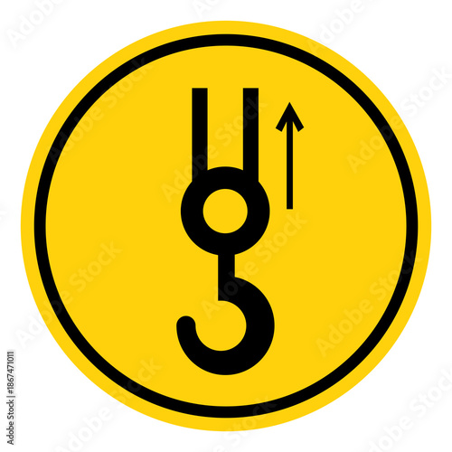 No Lift Point Symbol Sign, Vector Illustration, Isolate On White Background Label. EPS10