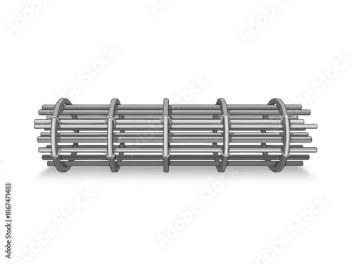 Industrial Cylinder Metallic rods structure