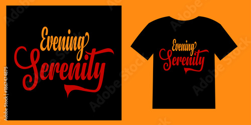 evening serenity T-Shirt Desgin