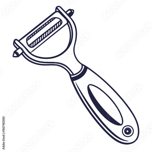 vector illustration of a comb