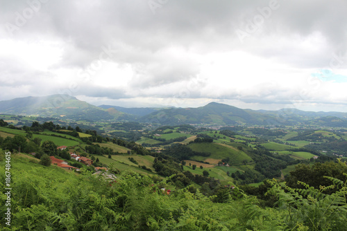 Leaving the main road and continuing on a dirt path along the Camino de Santiago route toward Roncesvalles, photographed in July 2024.
