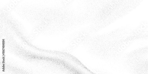 Abstract pattern of small grey dots on a white background creating a textured gradient effect 1