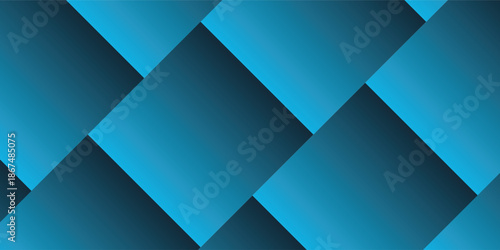 Modern abstract blue interior wave layers background with soft gradient and shadow.