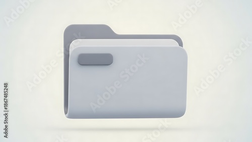 folder icon on white background